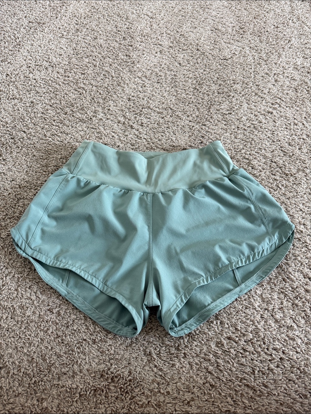 Women’s High-Waist Light Sage Active Shorts